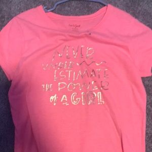Pink and gold shirt women empowerment shirt